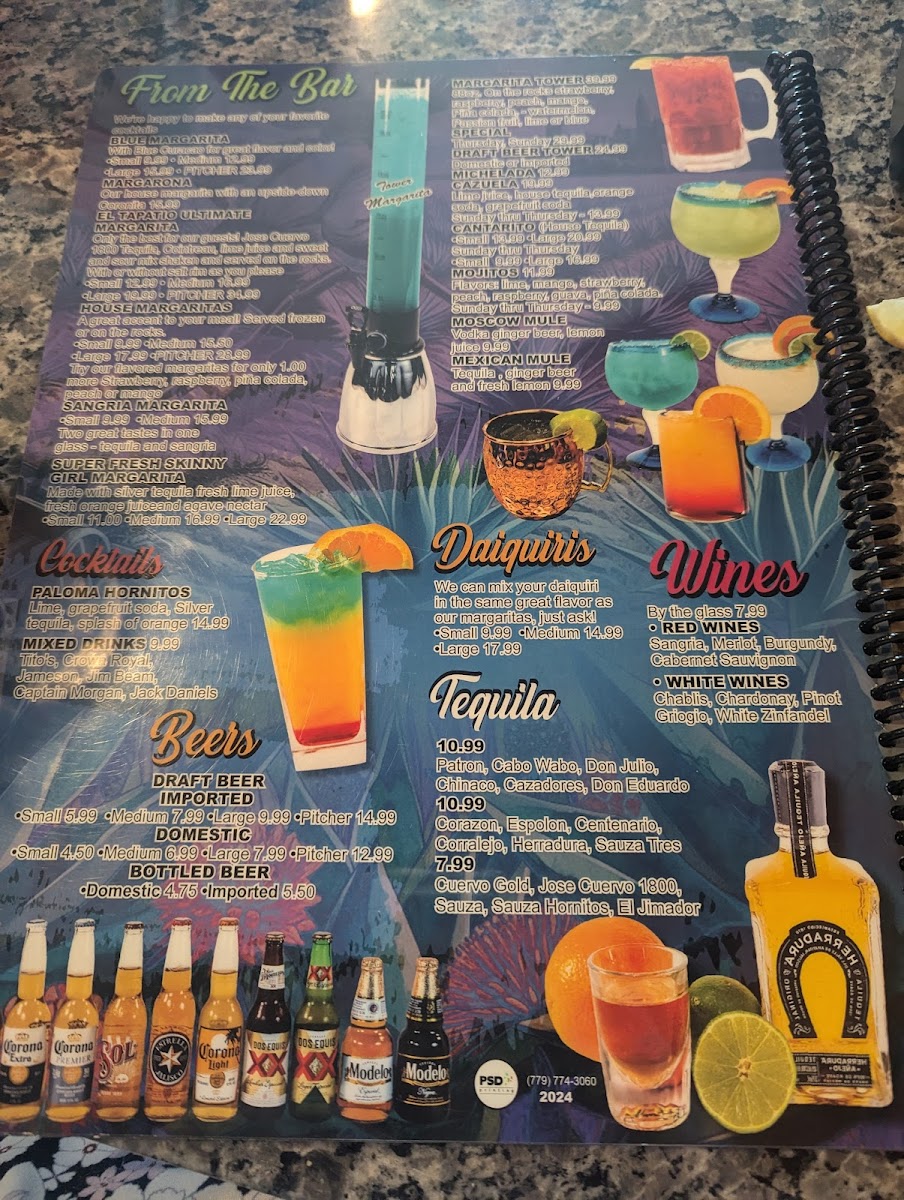El Tapatio Photo Menu 10