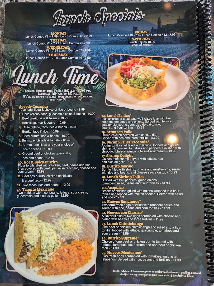El Tapatio Photo Menu 7