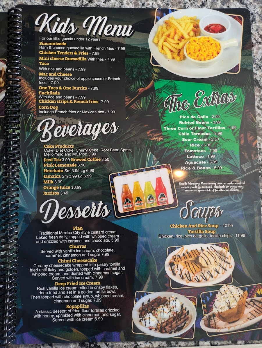 El Tapatio Photo Menu 8