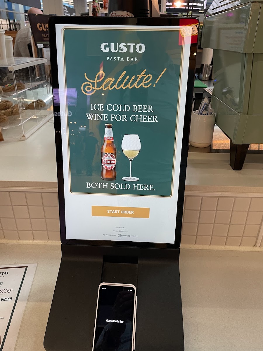 Gusto Pasta Bar Photo Menu 1