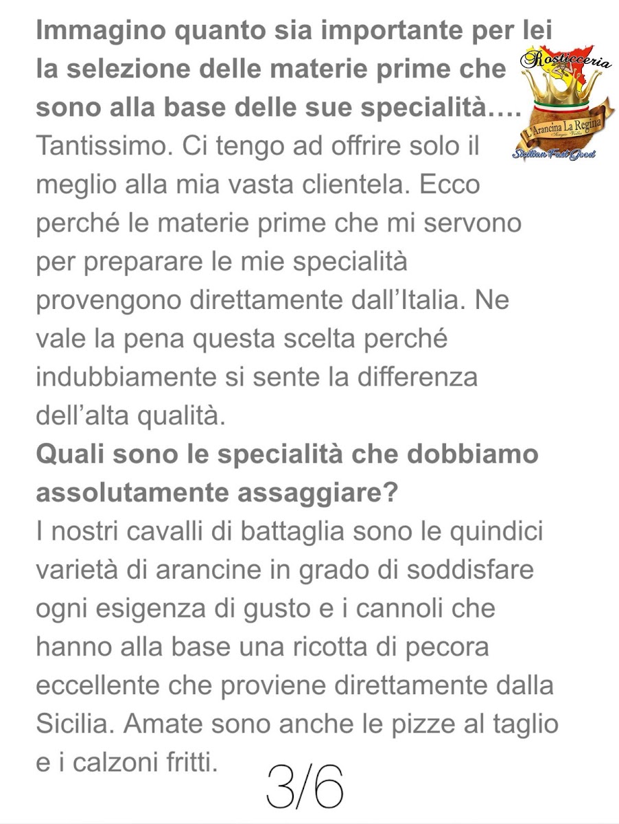 L'arancina la regina Photo Menu 9