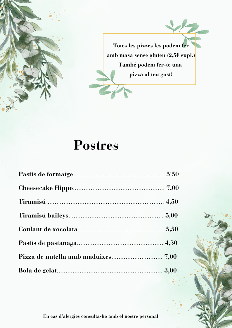 Maitasuna pizzeria Photo Menu 4