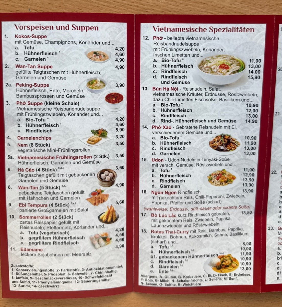 Asia Ngon- Oberhausen Photo Menu 2