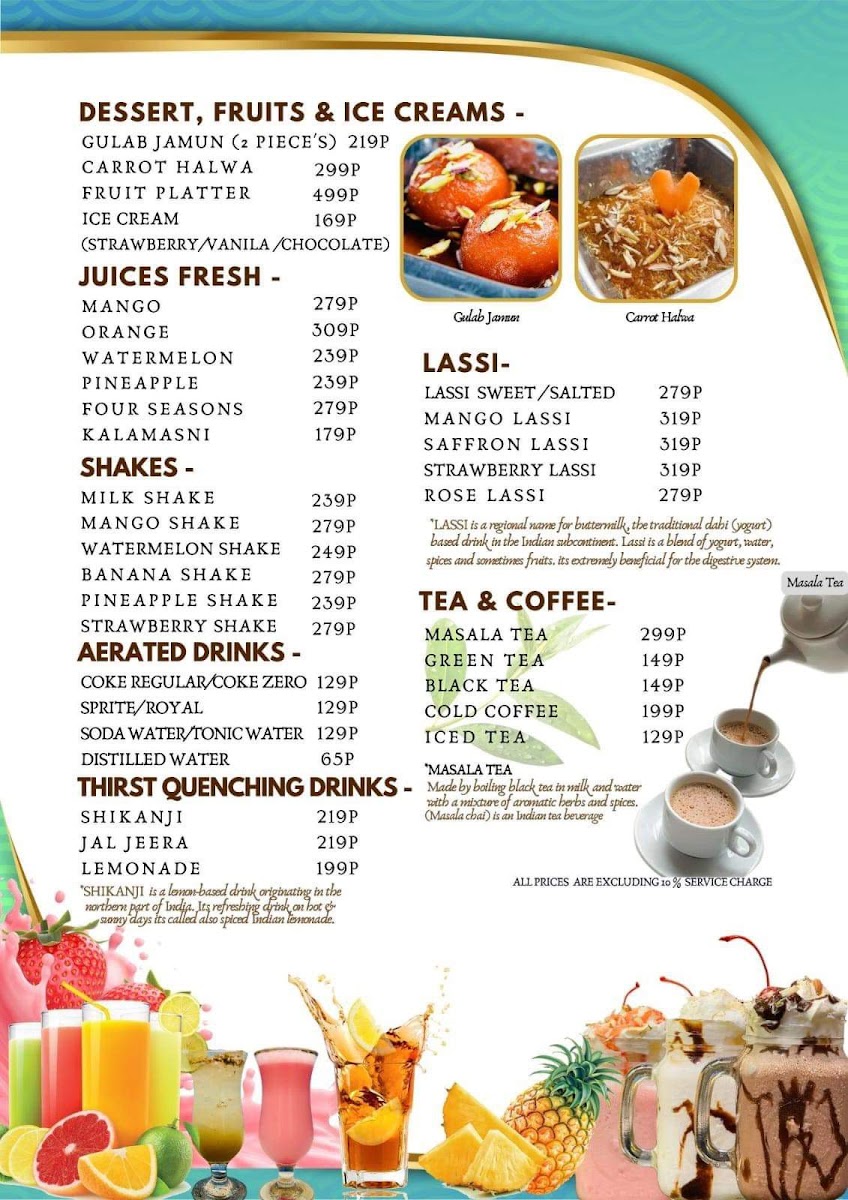 Royal Indian Curry House Boracay Photo Menu 1
