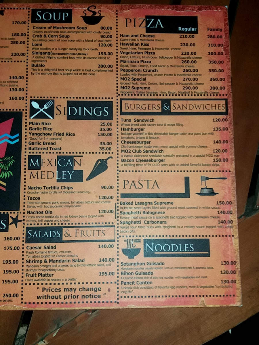MO2 Restobar Cebu Photo Menu 10