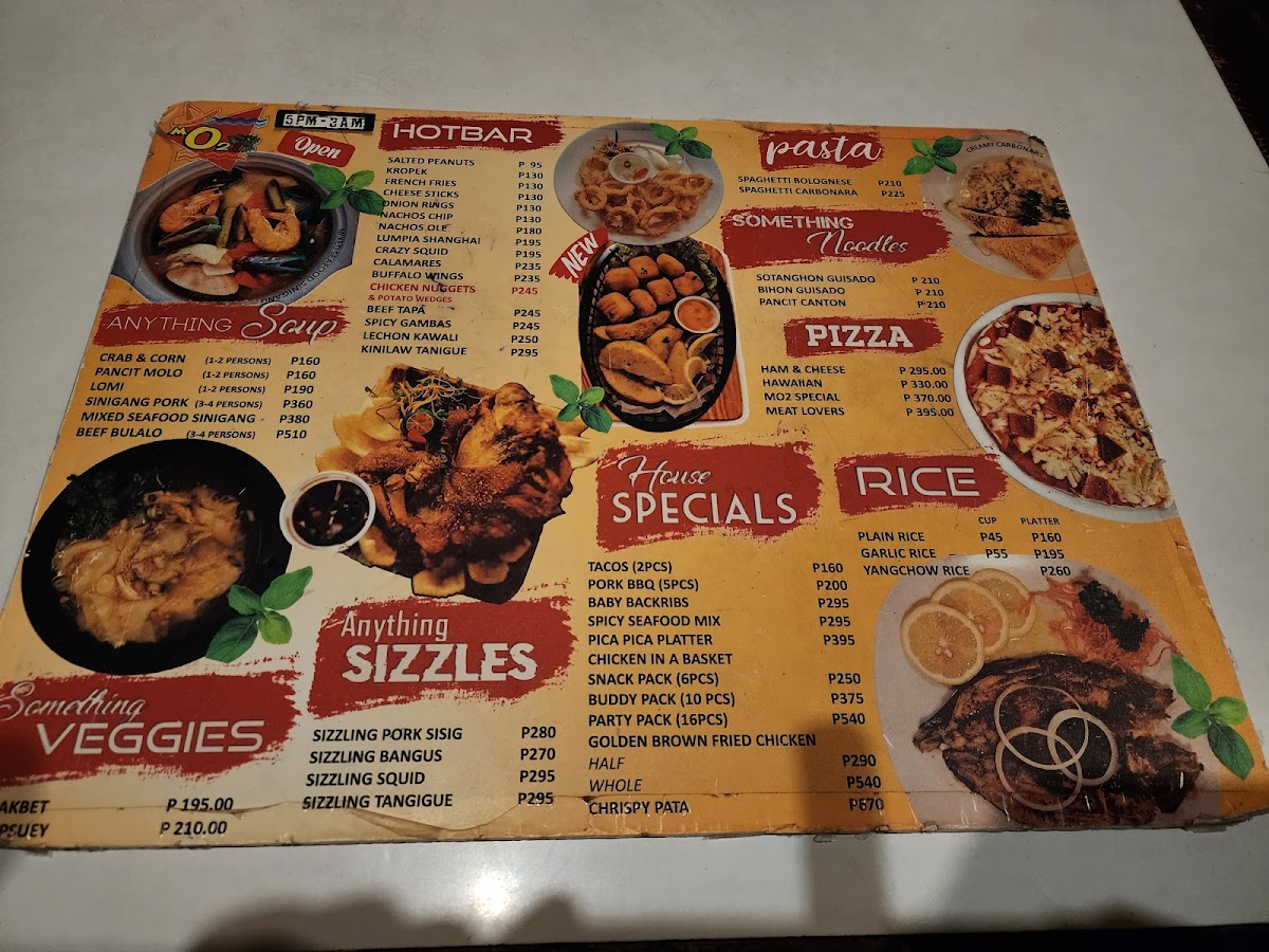 MO2 Restobar Cebu Photo Menu 5