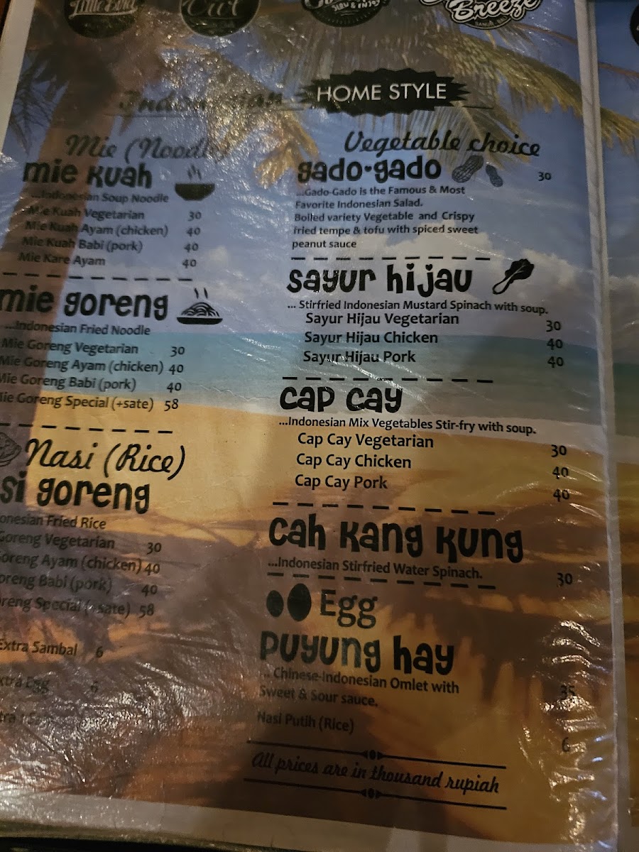 Warung Beach Breeze Photo Menu 8