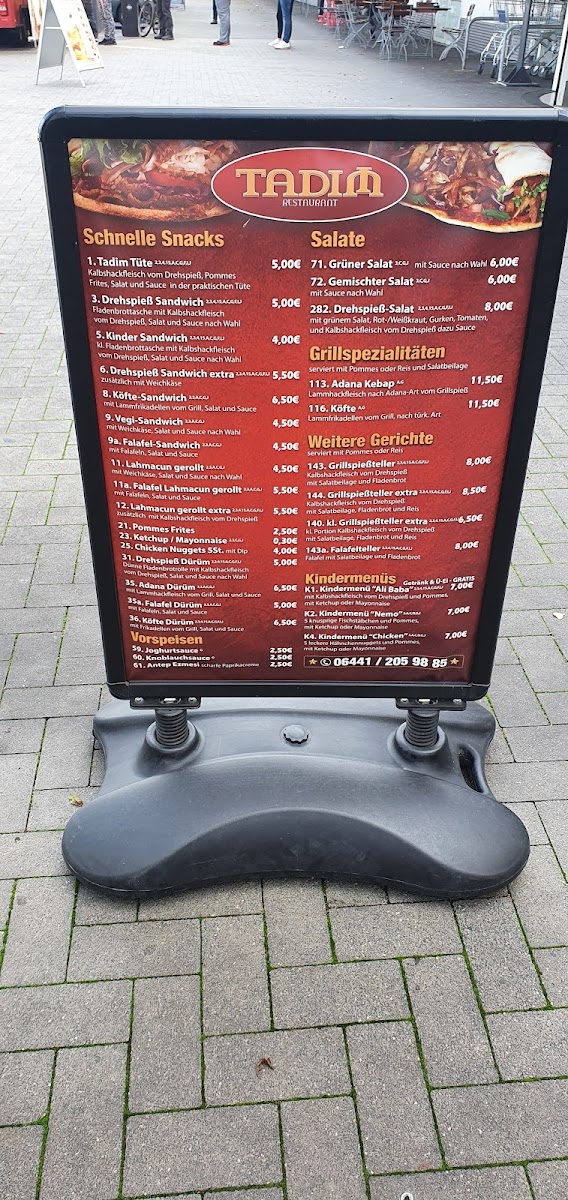 Tadim Food Truck Photo Menu 2