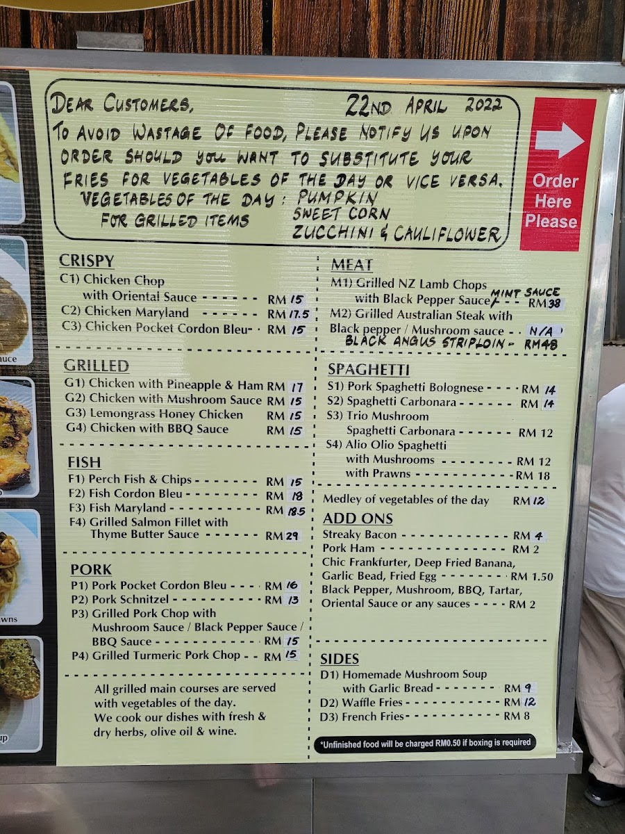 TGB Western Food Photo Menu 2