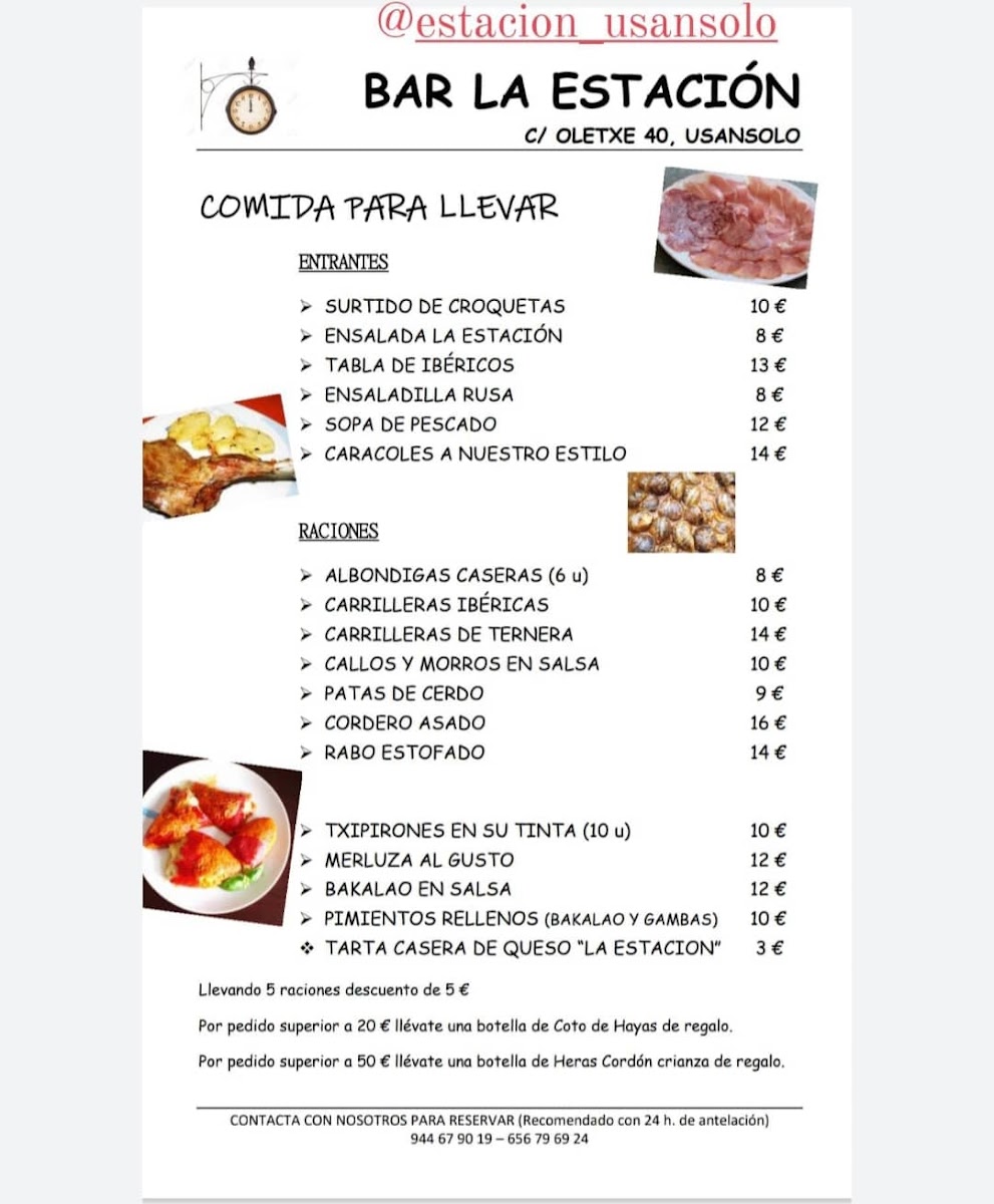 La Estación taberna Photo Menu 5