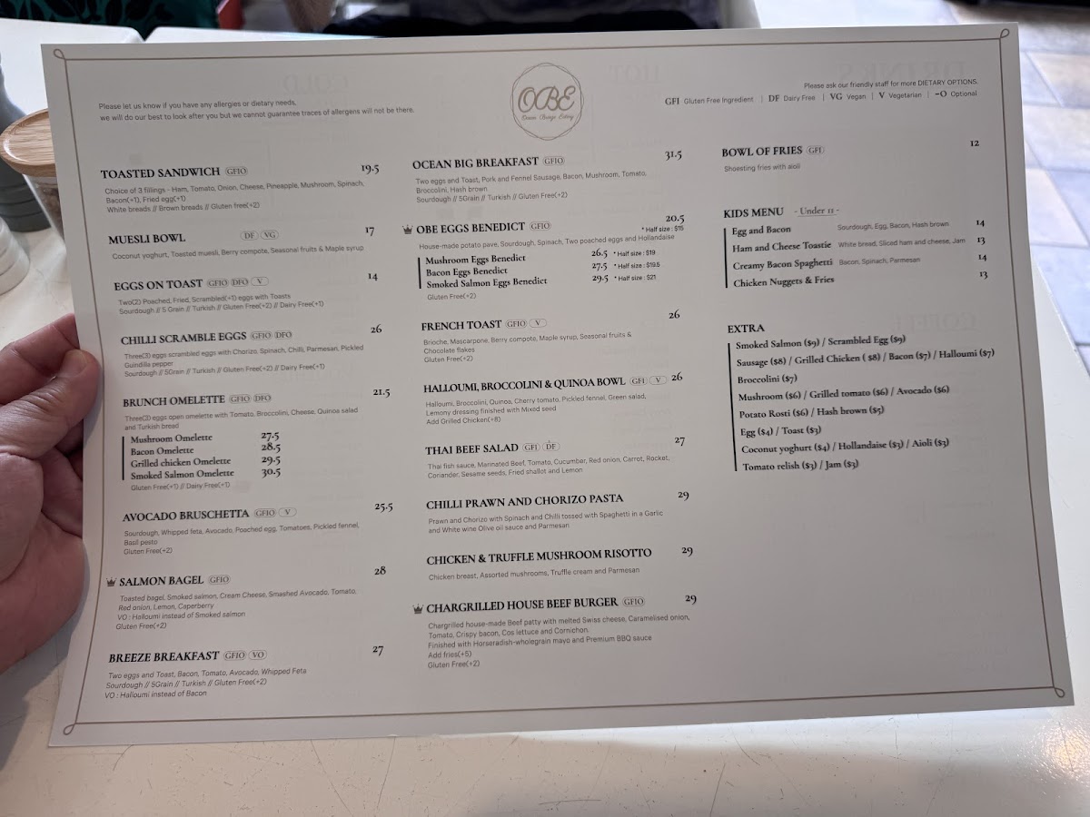 Ocean Breeze Eatery Photo Menu 3