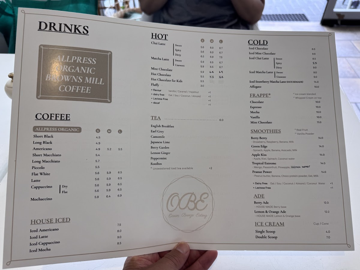 Ocean Breeze Eatery Photo Menu 4