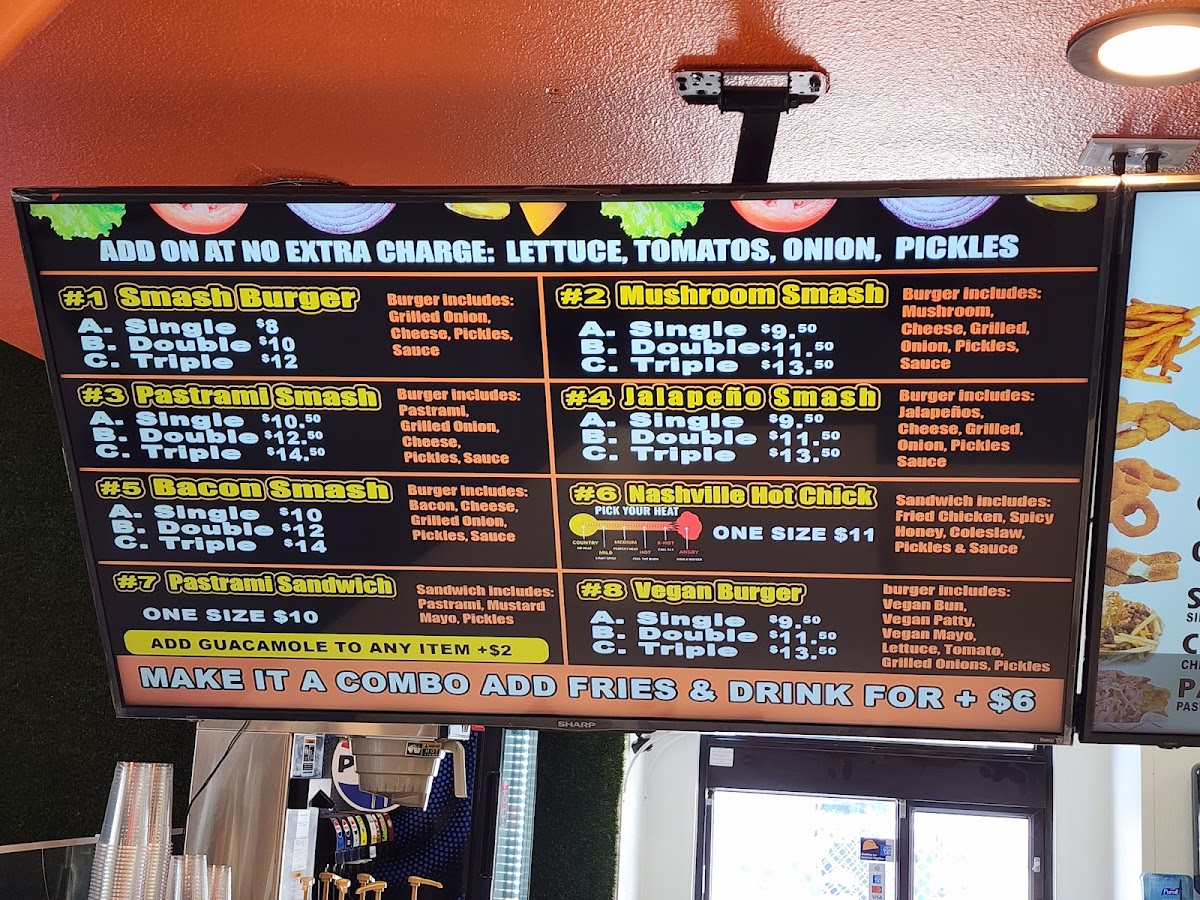 SMASHWAY BURGERS Photo Menu 1