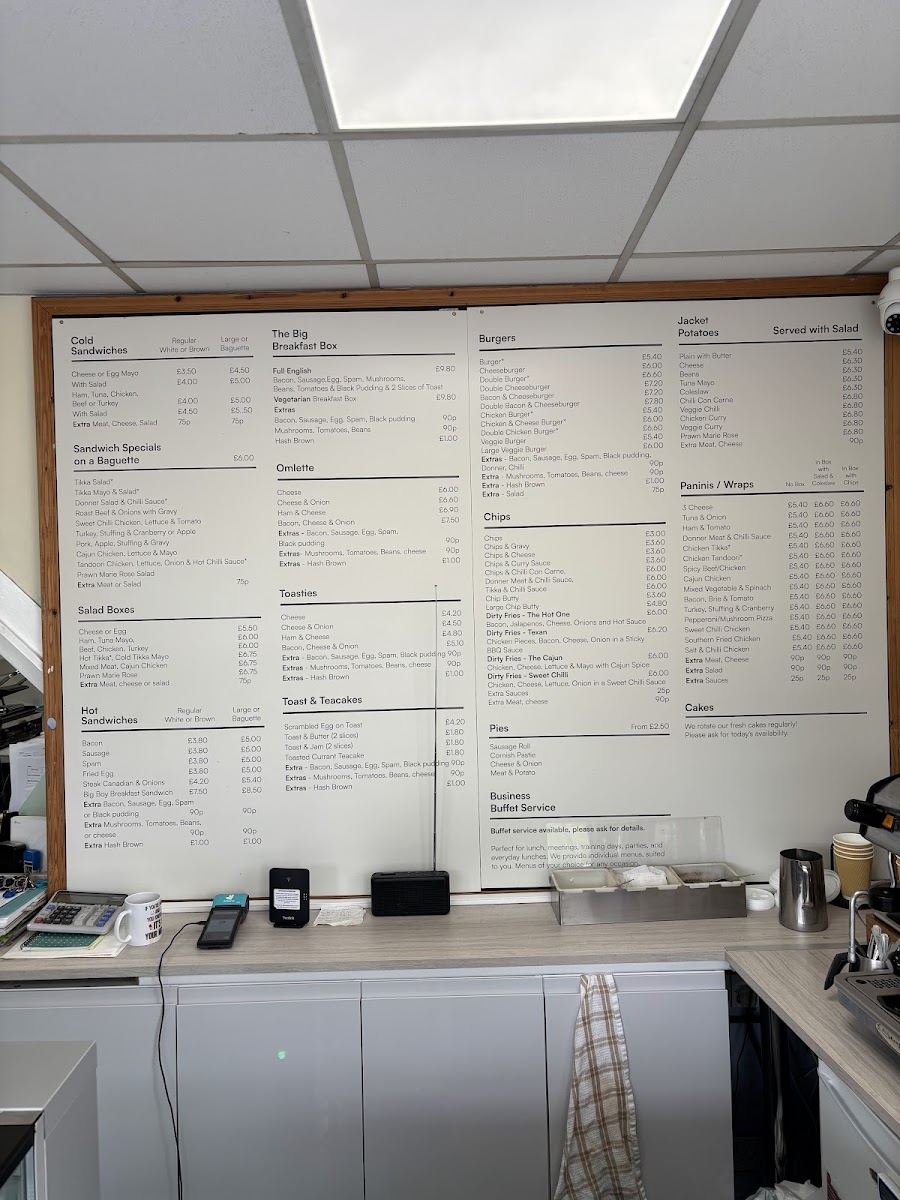 The Sandwich Bar Photo Menu 1
