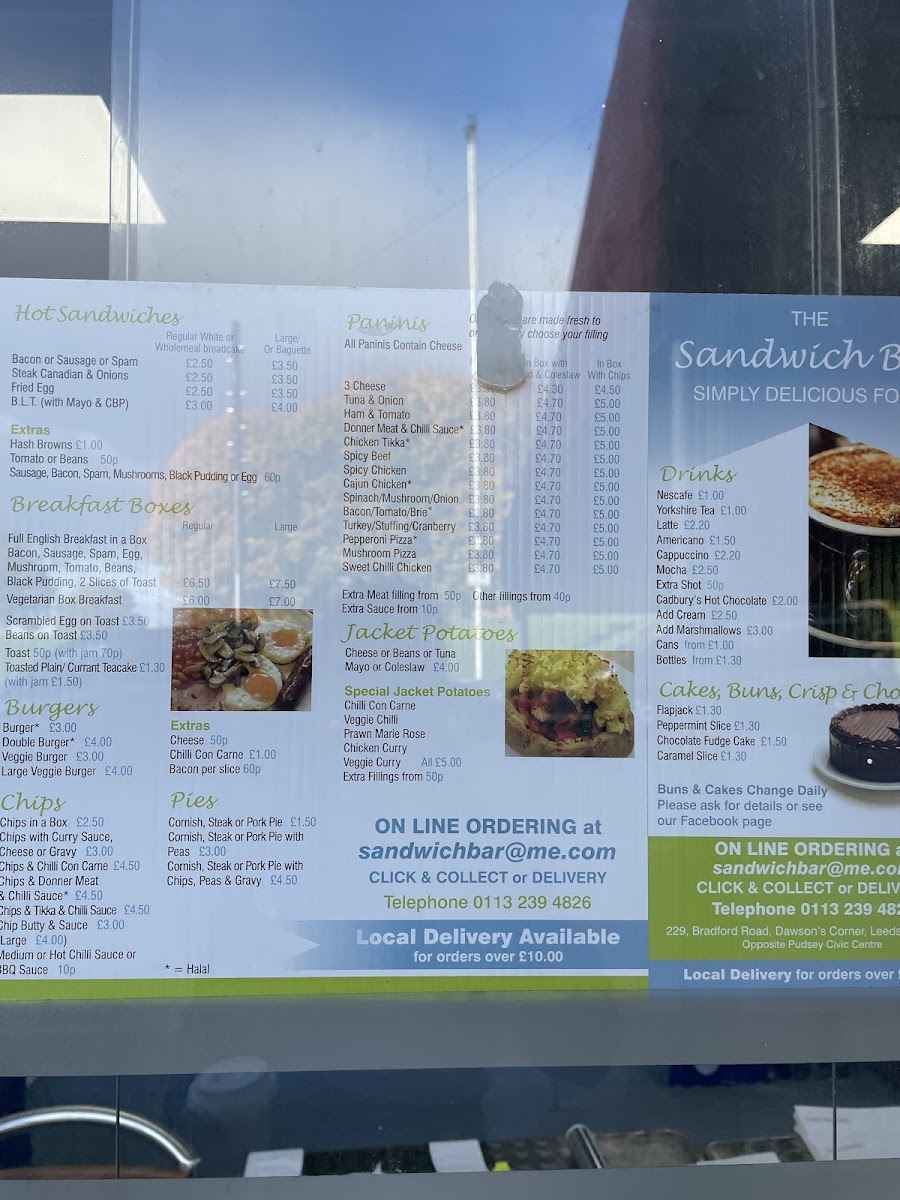 The Sandwich Bar Photo Menu 4