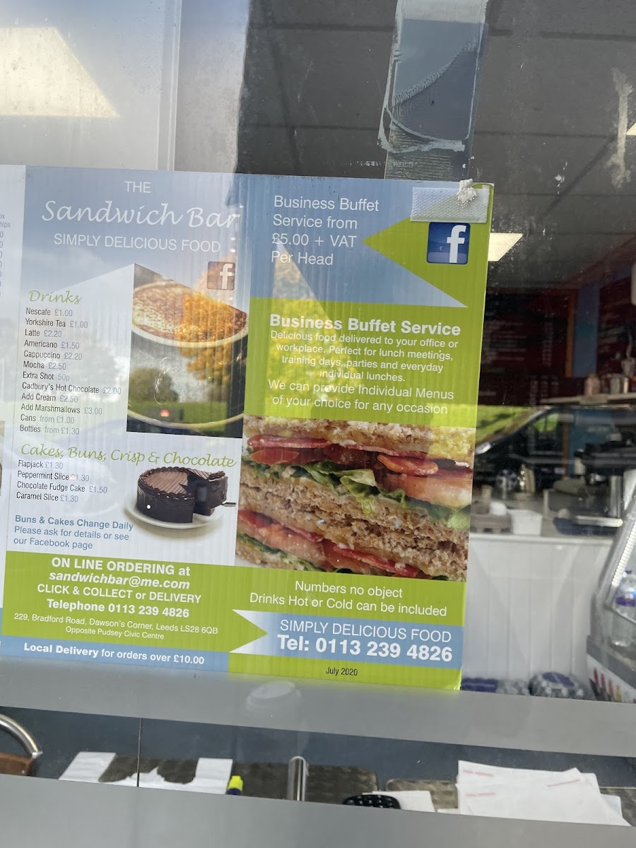 The Sandwich Bar Photo Menu 6