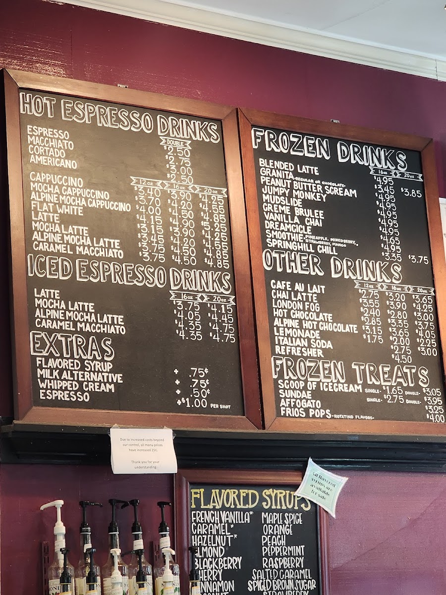 Black Hole Coffee House Photo Menu 4