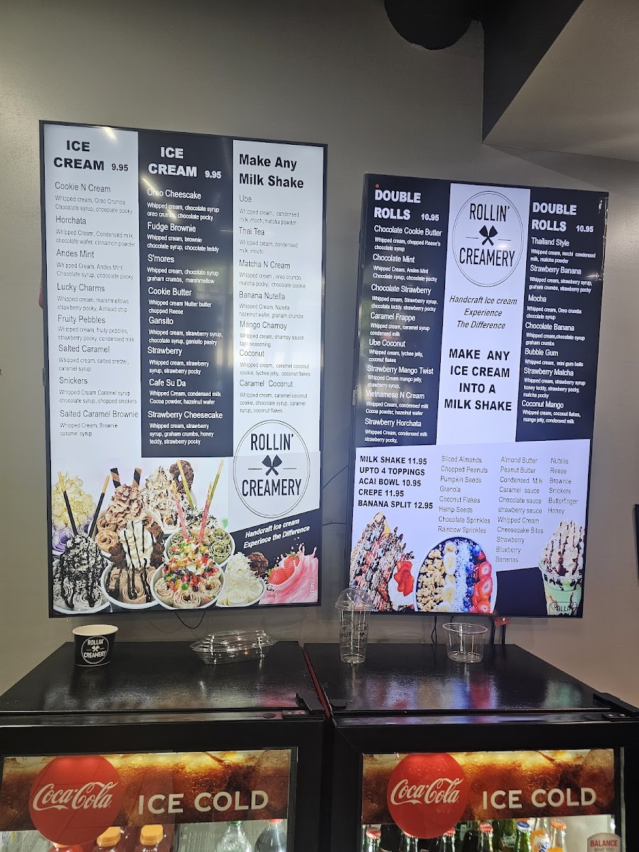 Rollin Creamery Photo Menu 2
