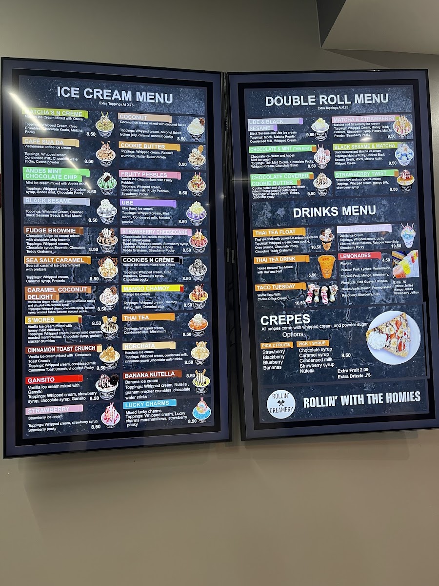 Rollin Creamery Photo Menu 6