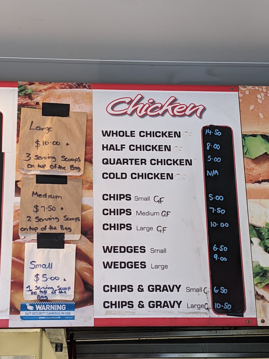 Country Chickens & seafood Photo Menu 1