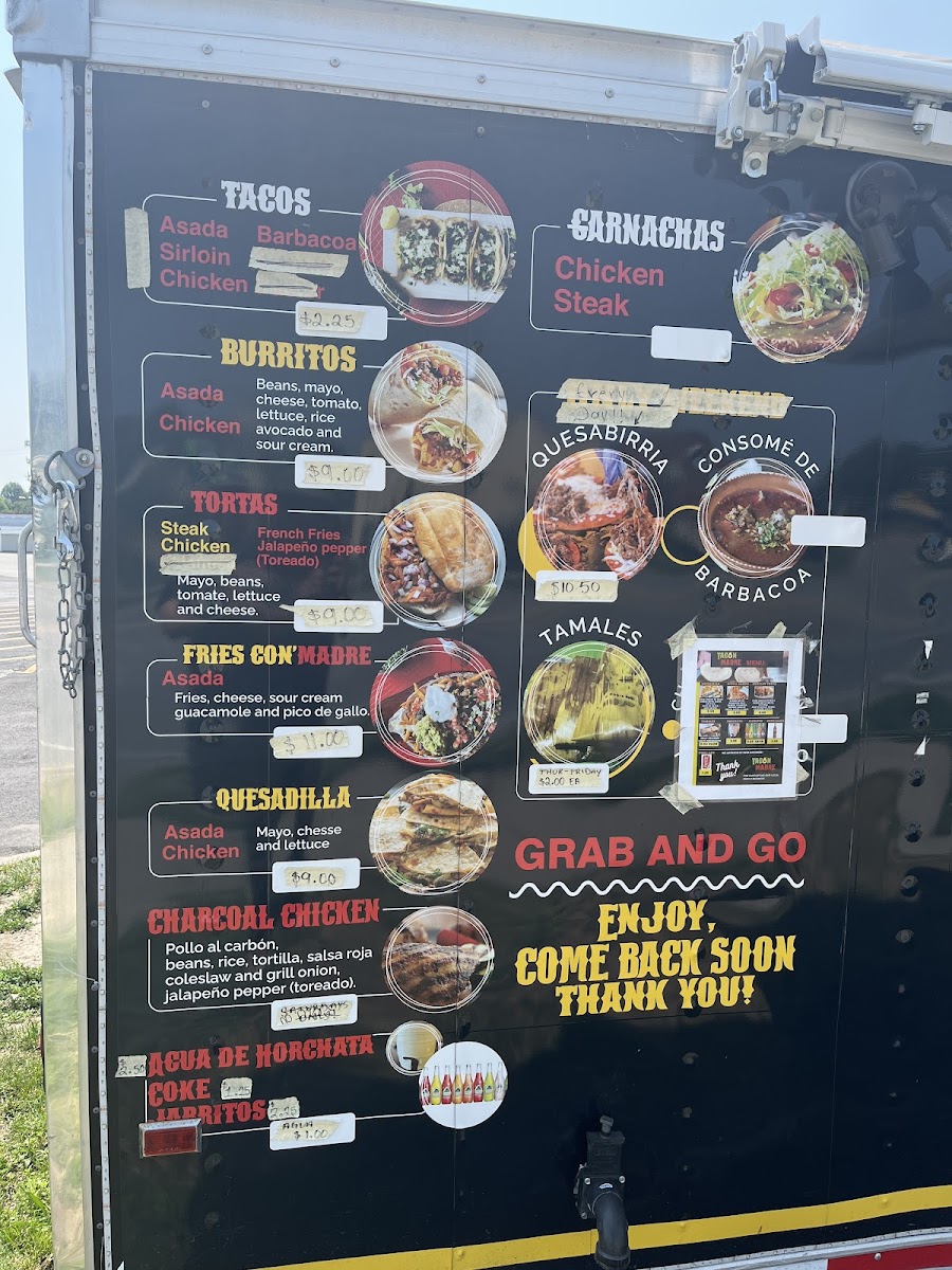 Taco’N Madre Photo Menu 5