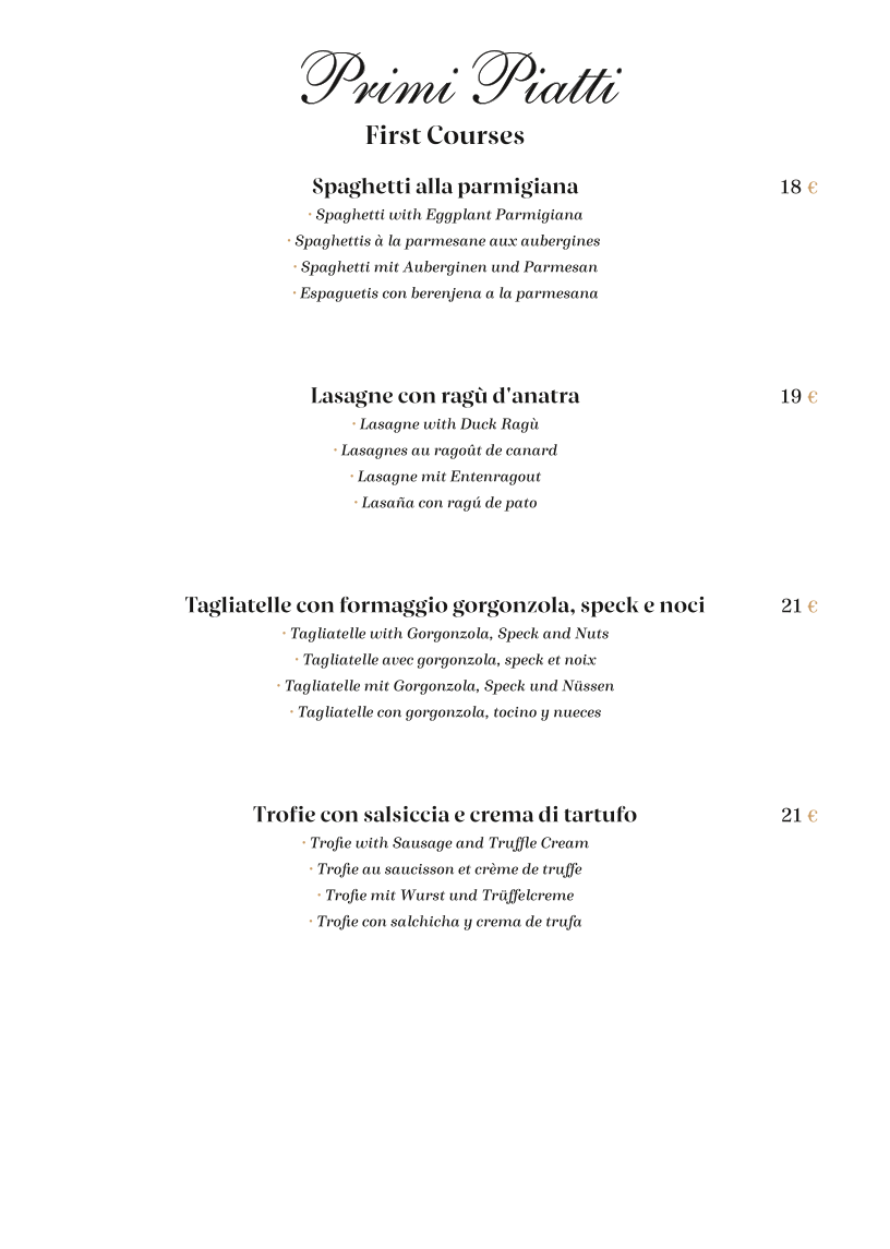 Osteria Fanal del Codega Photo Menu 6