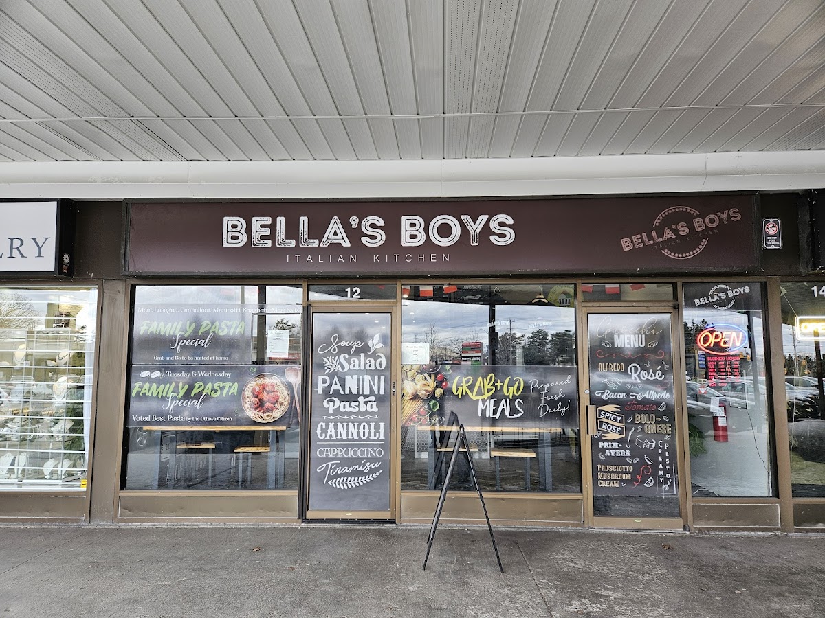 Bella's Boys Photo Menu 5