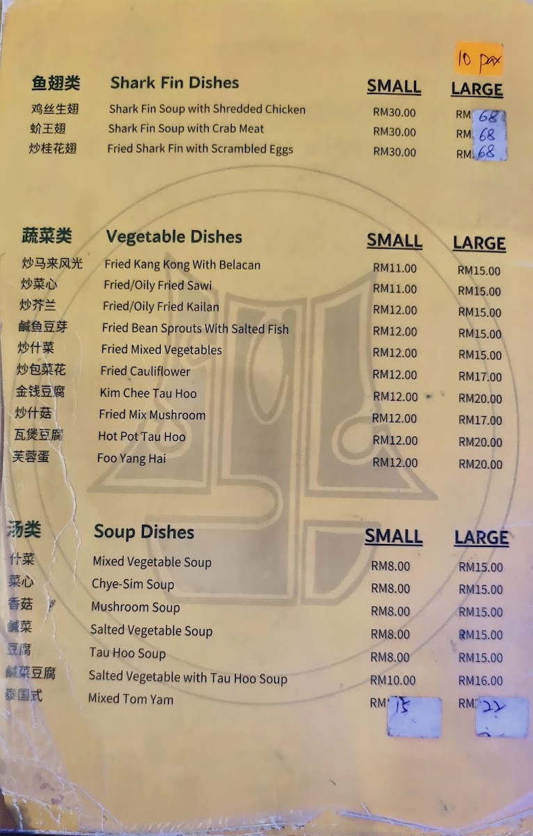 Shangri-La Restoran Photo Menu 4