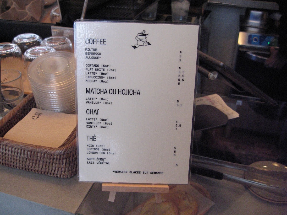 Saint Barista Coffee Photo Menu 1