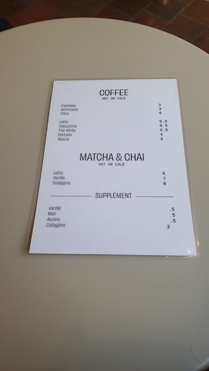 Saint Barista Coffee Photo Menu 2