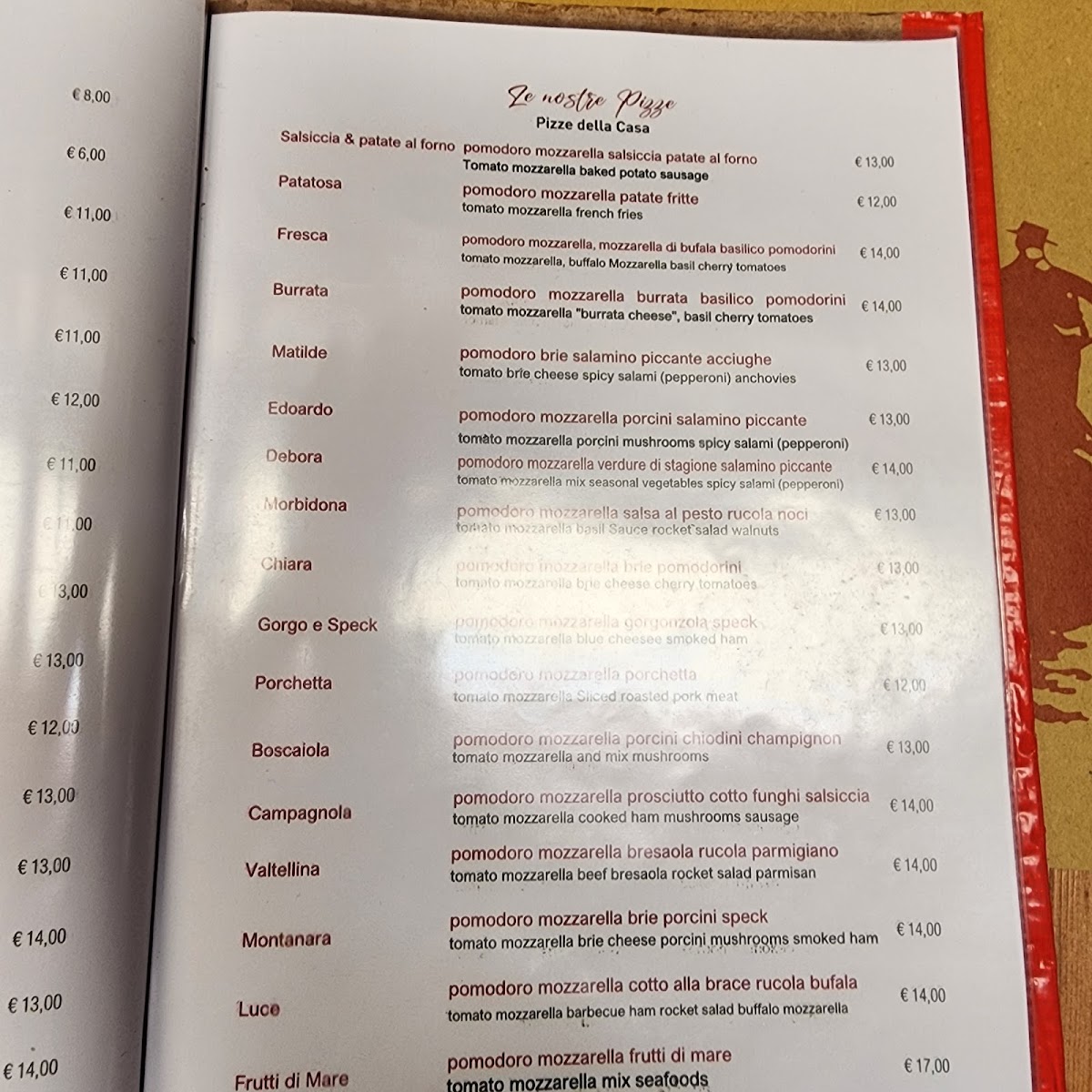 Ae Oche San Giacomo Photo Menu 2