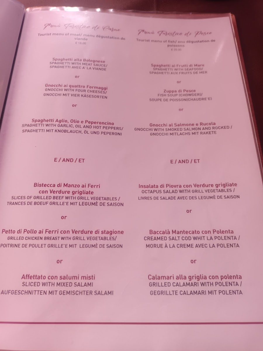 Ae Oche San Giacomo Photo Menu 4