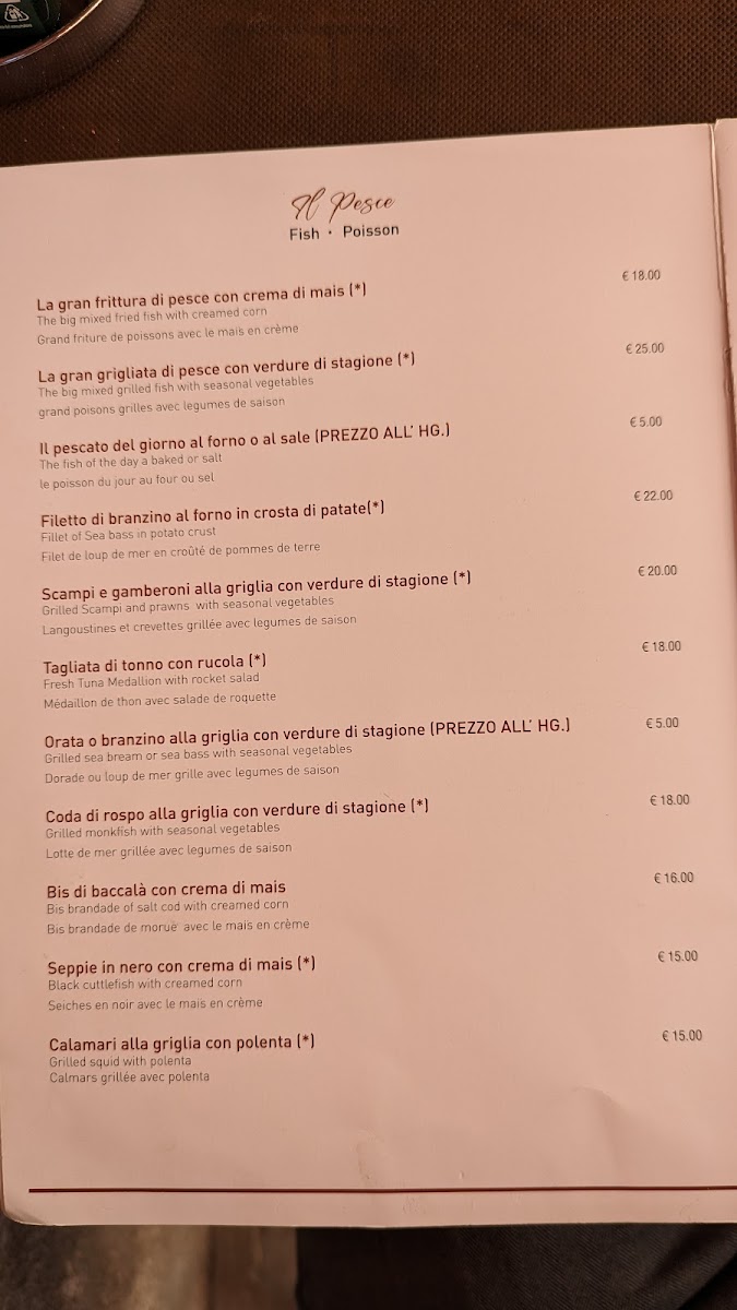 Ae Oche San Giacomo Photo Menu 9