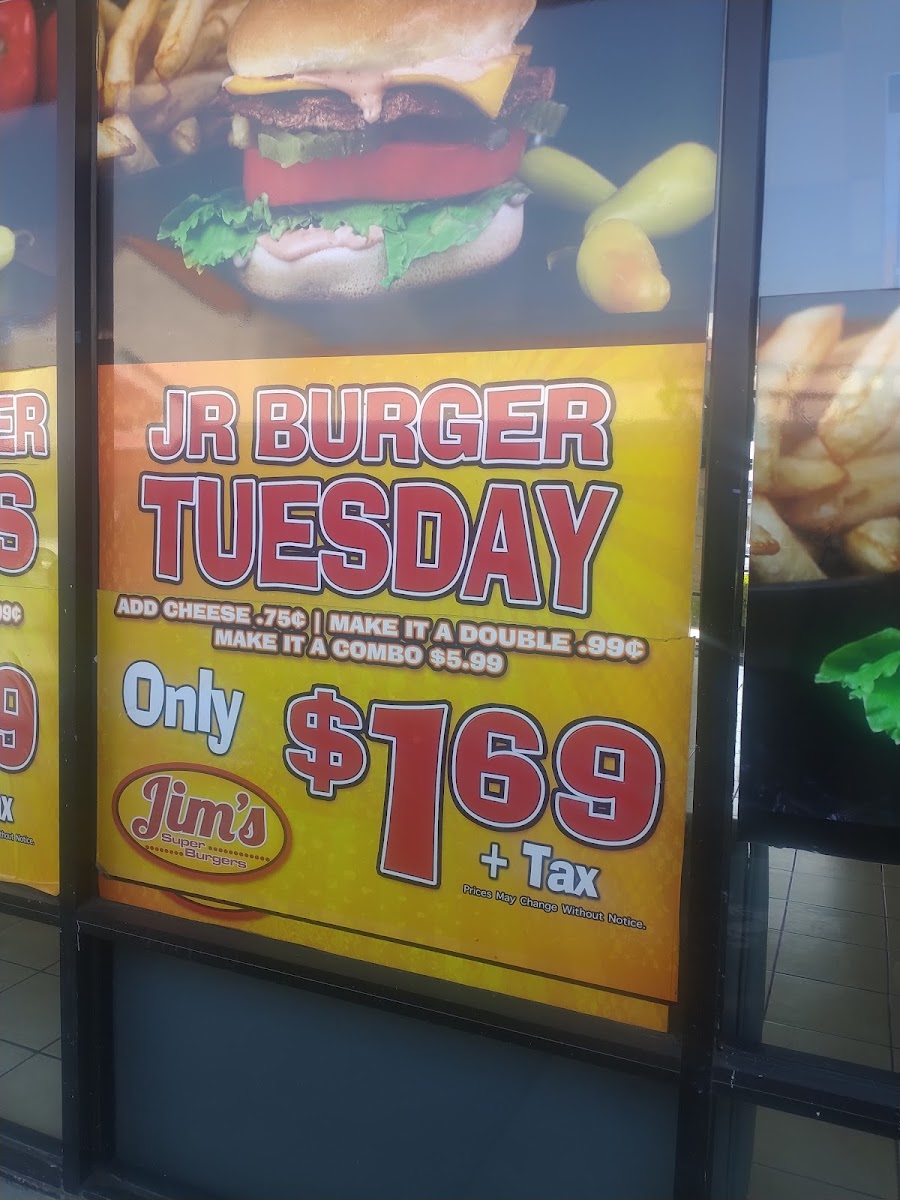 Jim's Super Burgers Photo Menu 10