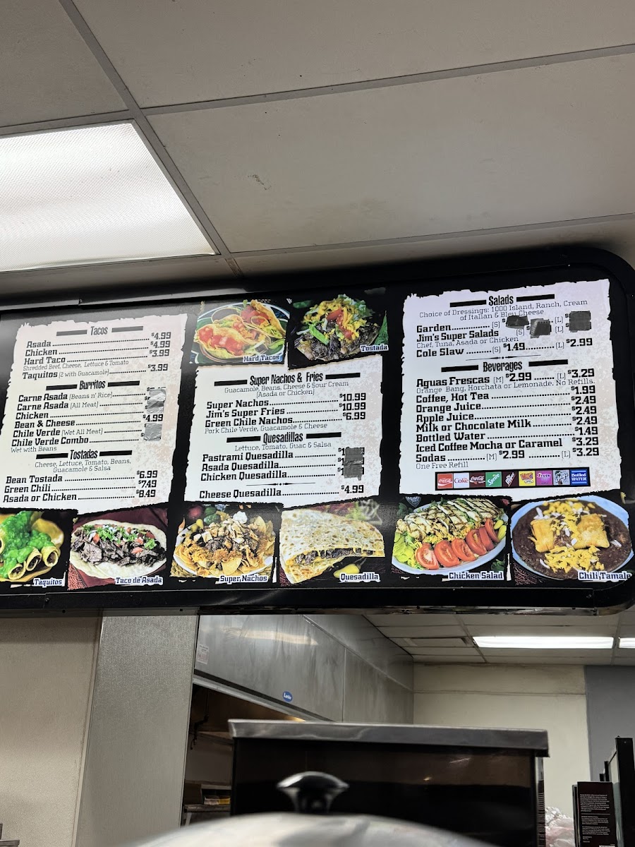 Jim's Super Burgers Photo Menu 4