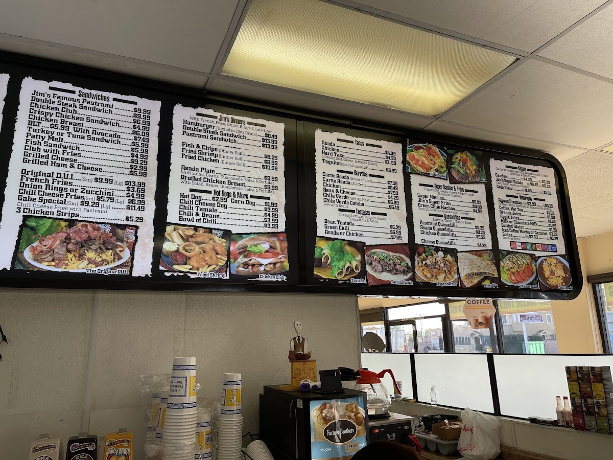 Jim's Super Burgers Photo Menu 6