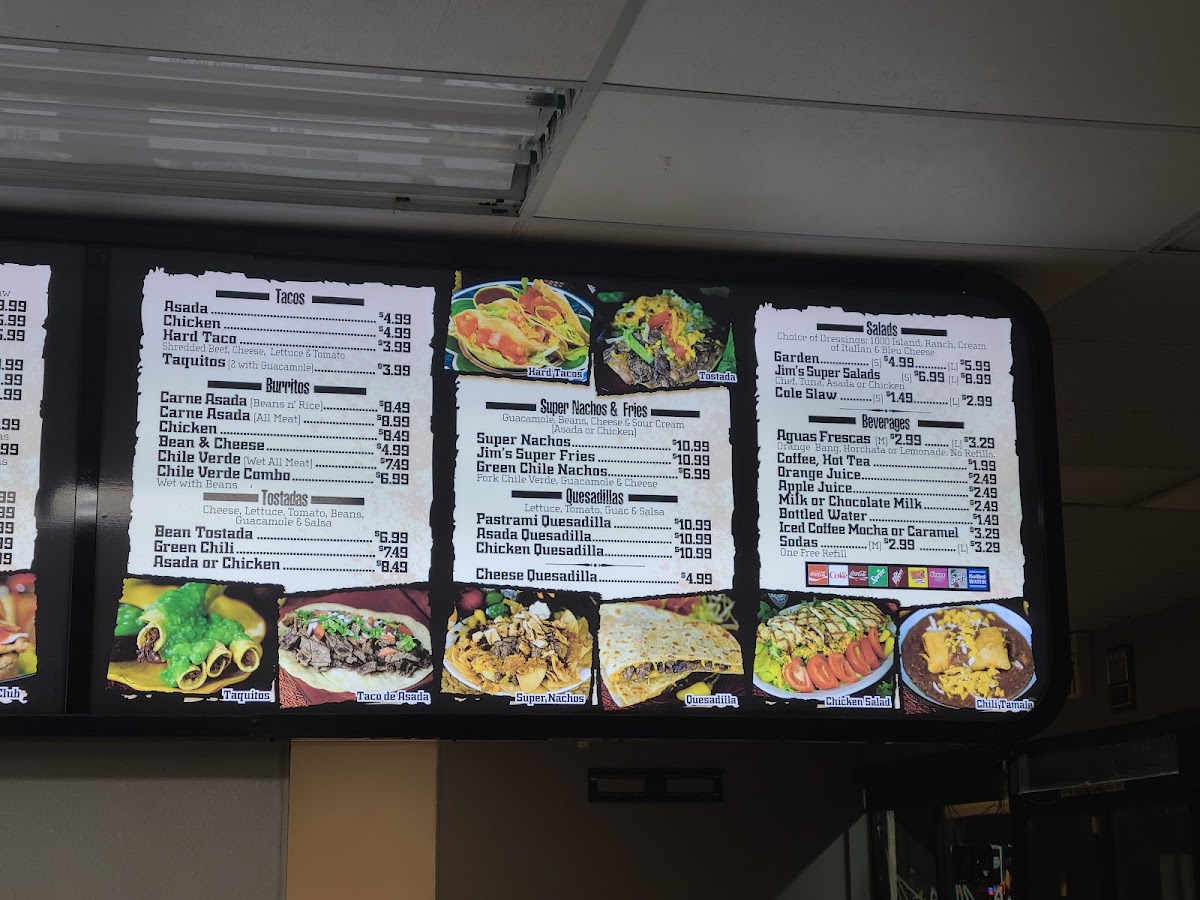 Jim's Super Burgers Photo Menu 7