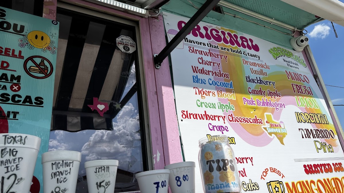 Texas Shaved Ice Express Photo Menu 9