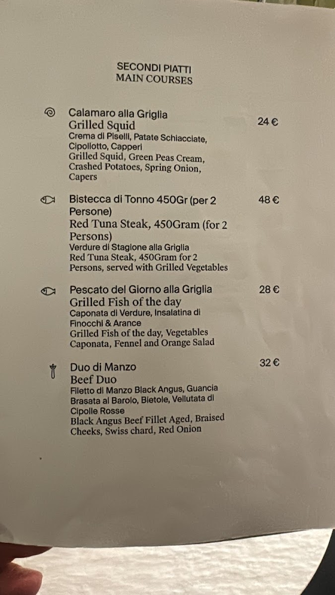 Norma Bistrot Photo Menu 1