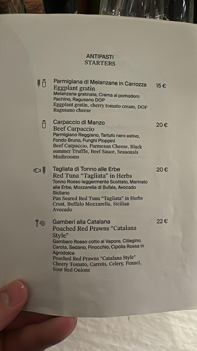 Norma Bistrot Photo Menu 2