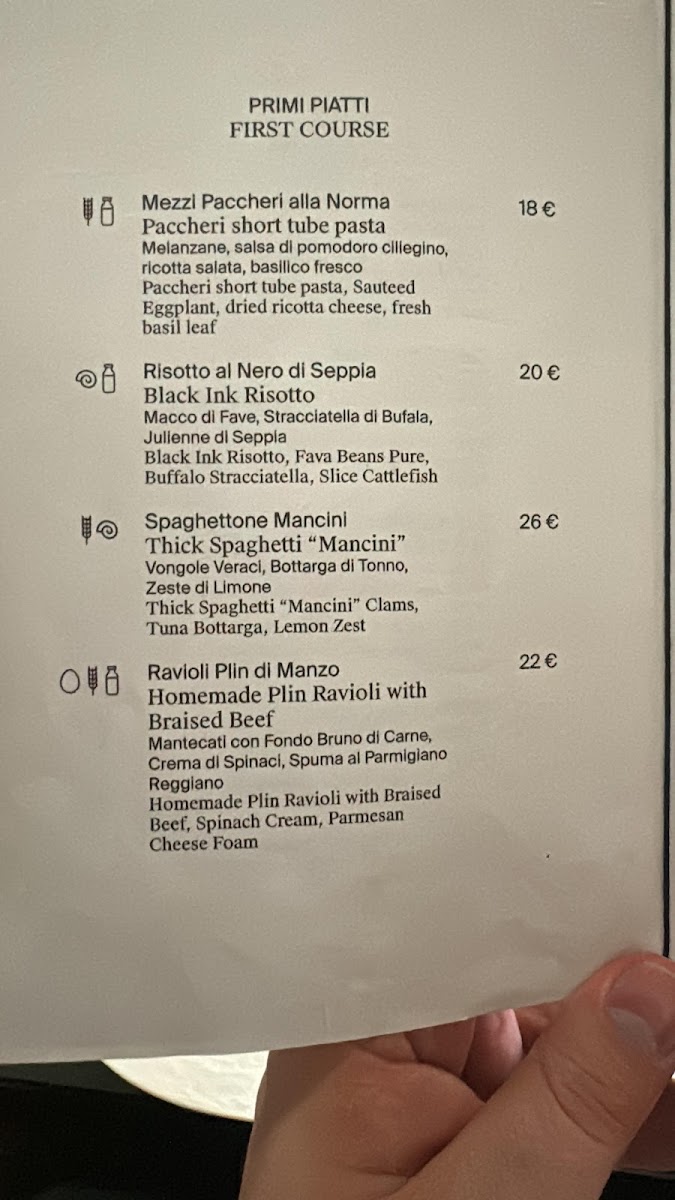 Norma Bistrot Photo Menu 3