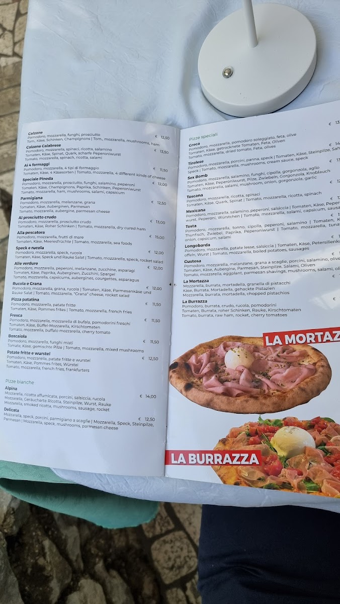 Ristorante Pizzeria Pineda 1983 Photo Menu 5