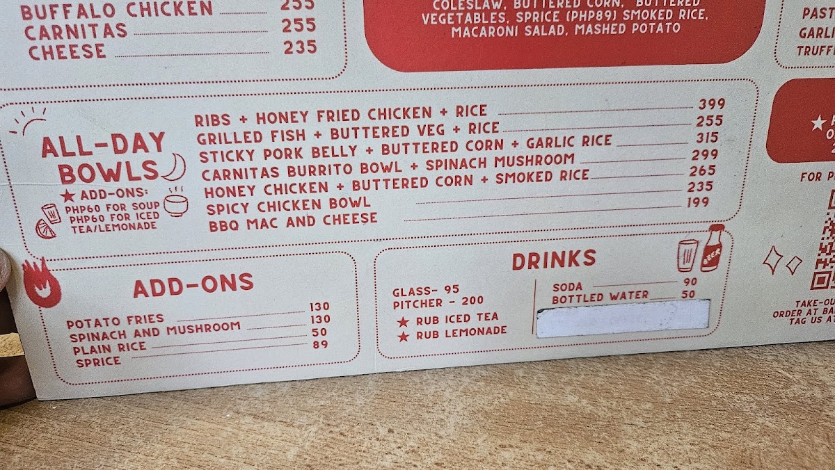 RUB Ribs & BBQ - Kapitolyo Photo Menu 6