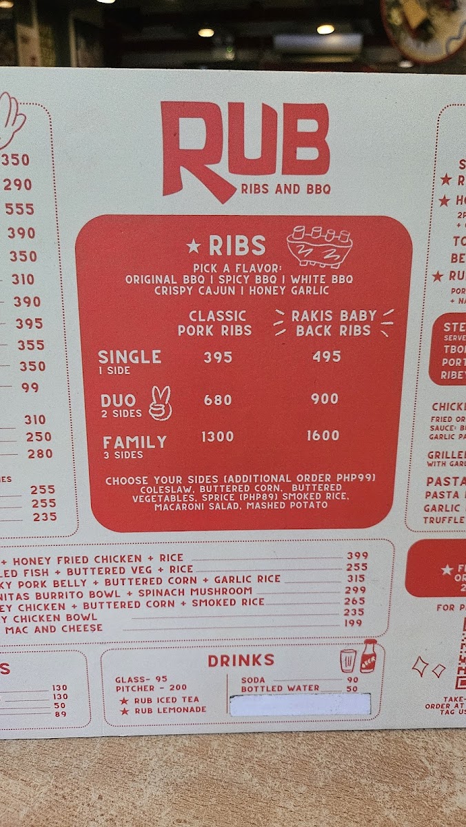 RUB Ribs & BBQ - Kapitolyo Photo Menu 8