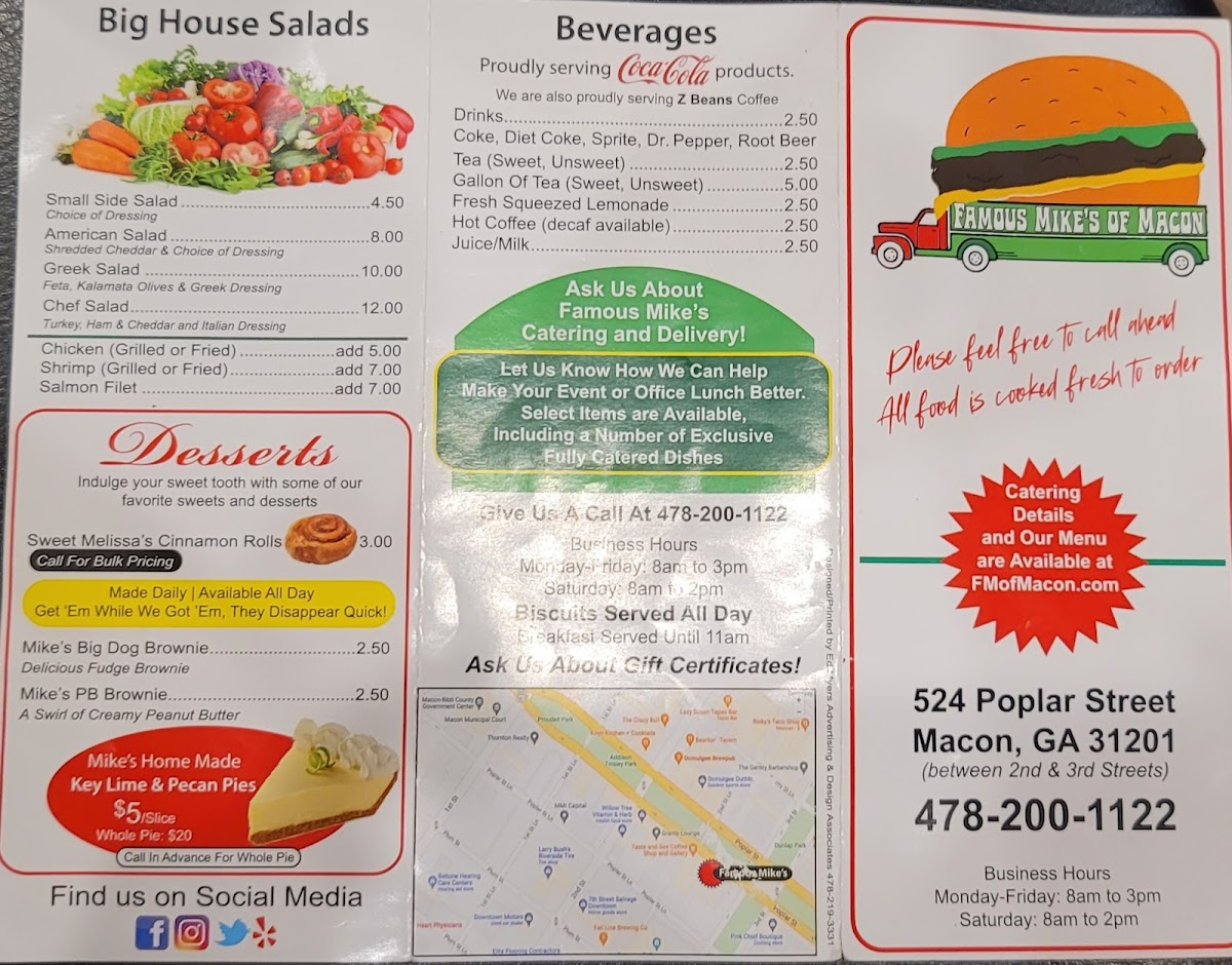 Famous Mike's of Macon Photo Menu 4