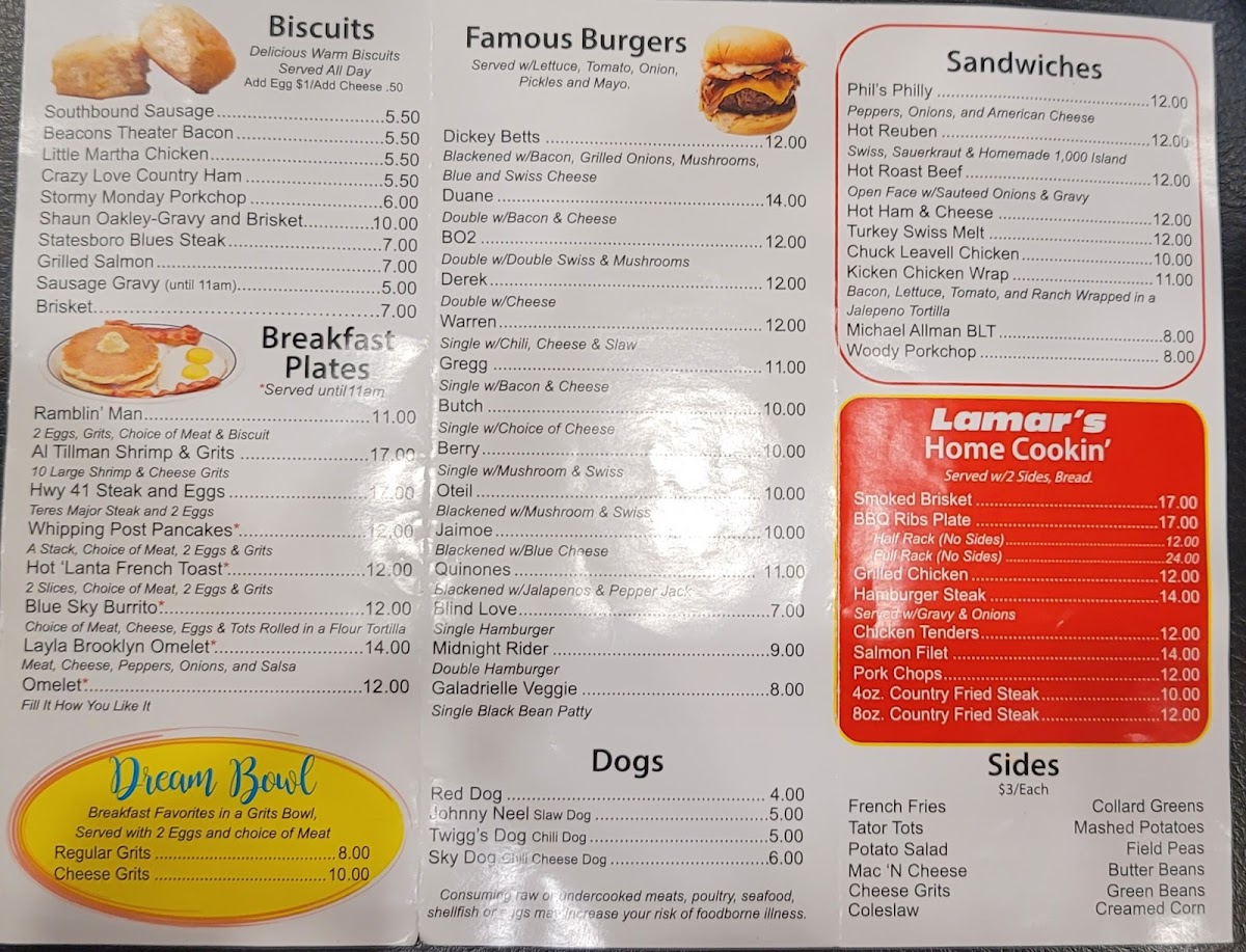 Famous Mike's of Macon Photo Menu 7