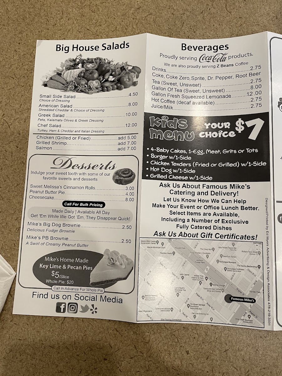 Famous Mike's of Macon Photo Menu 8