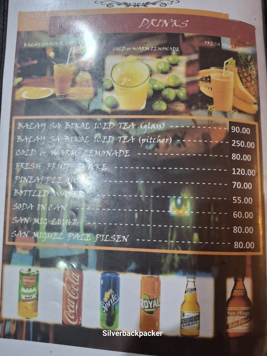 Balay sa Bikol Photo Menu 1