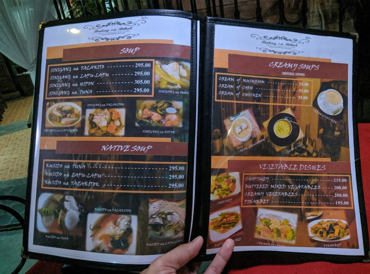 Balay sa Bikol Photo Menu 10