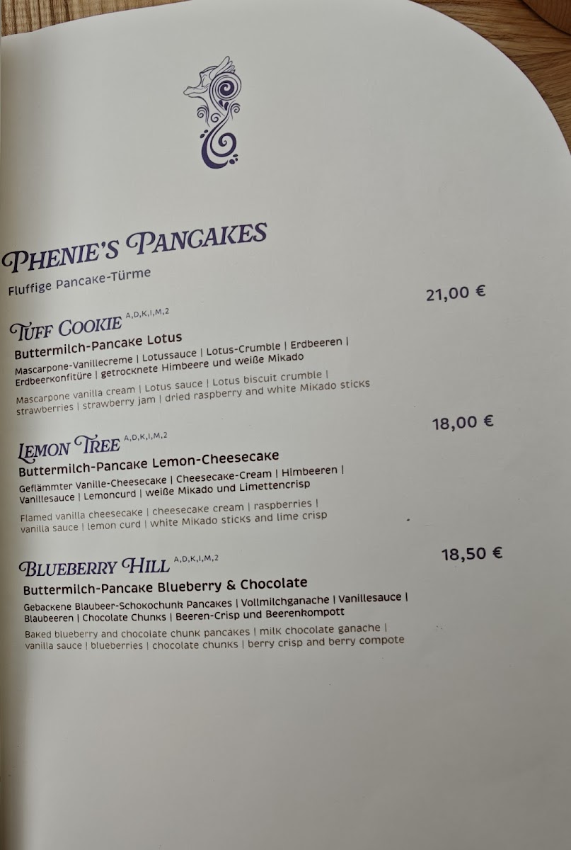 Phenie's Shakes & Pancakes Photo Menu 2